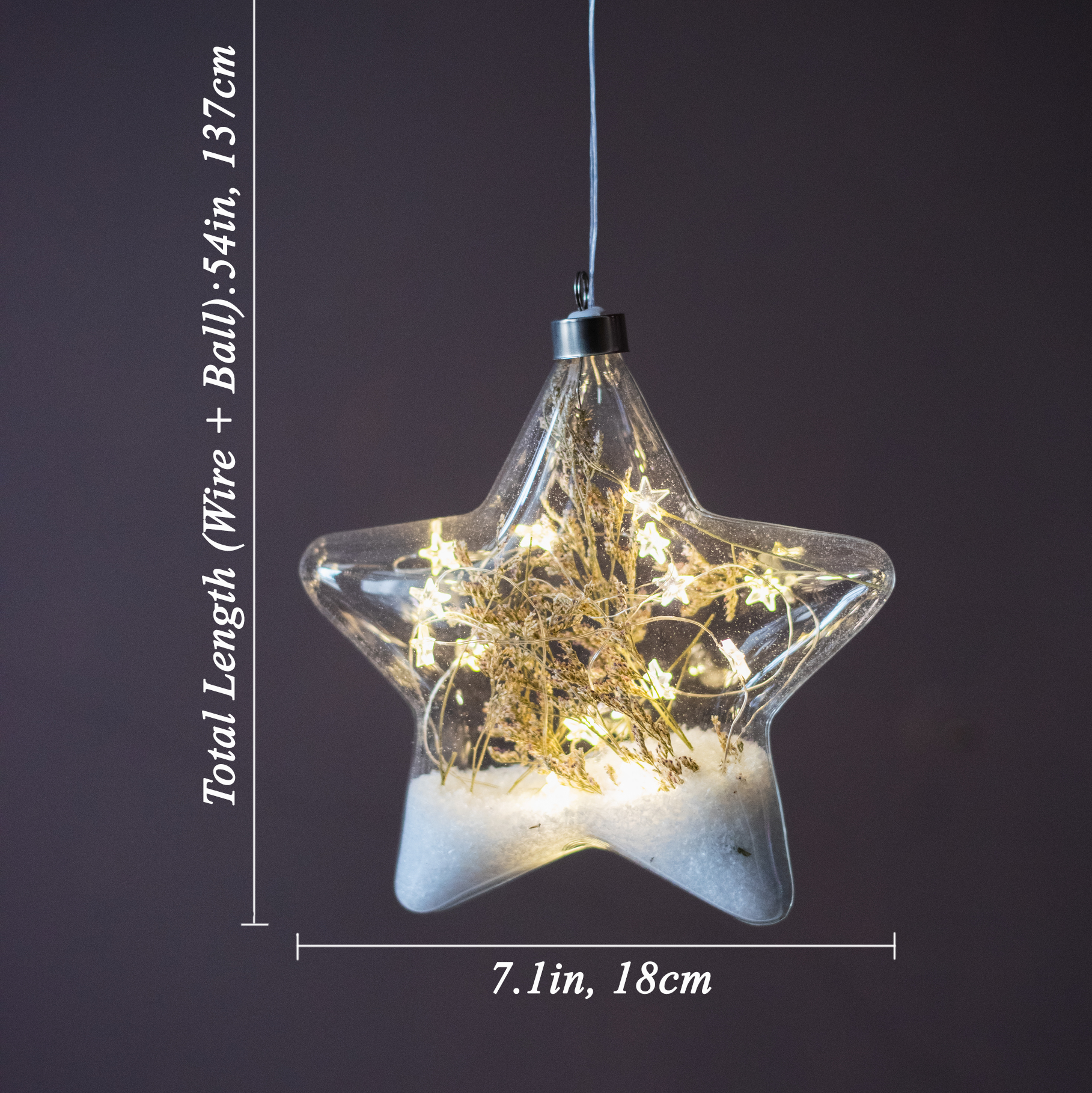 Luminous Glass Ball Christmas Tree Ornaments - Gifteal