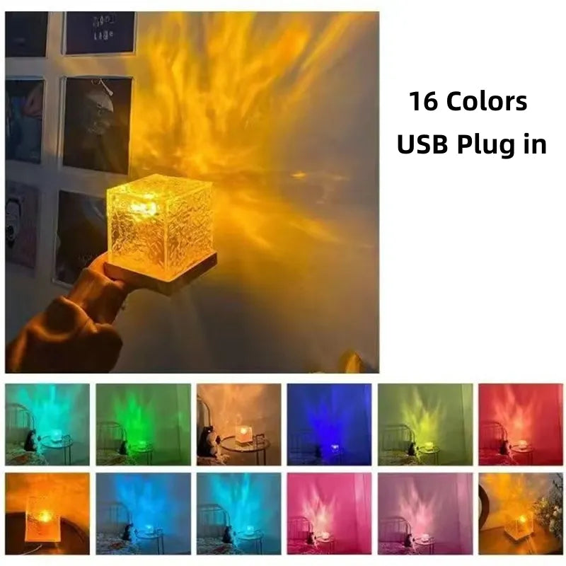 Dynamic Water Ripple Projector Light