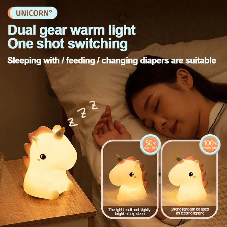 Unicorn LED Night Light - Gifteal