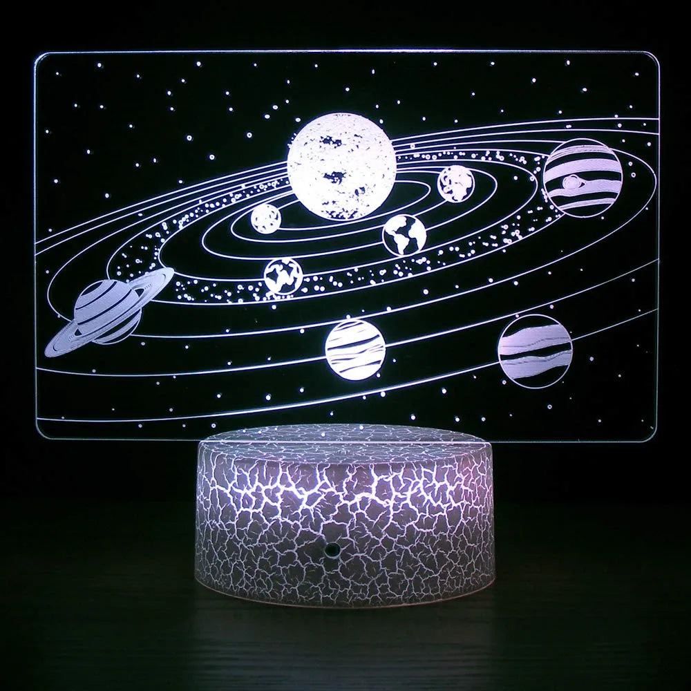 Cosmic Mirage 3D Illusion Light – Solar System Edition