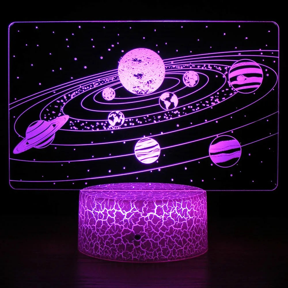 Cosmic Mirage 3D Illusion Light – Solar System Edition