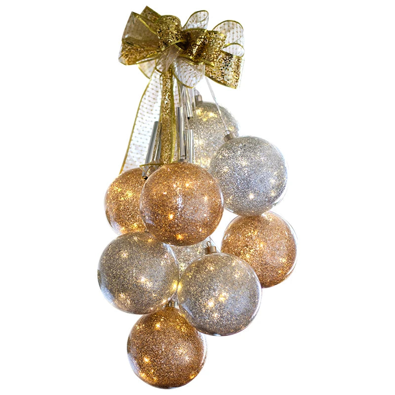 Luminous Glass Ball Christmas Tree Ornaments - Gifteal