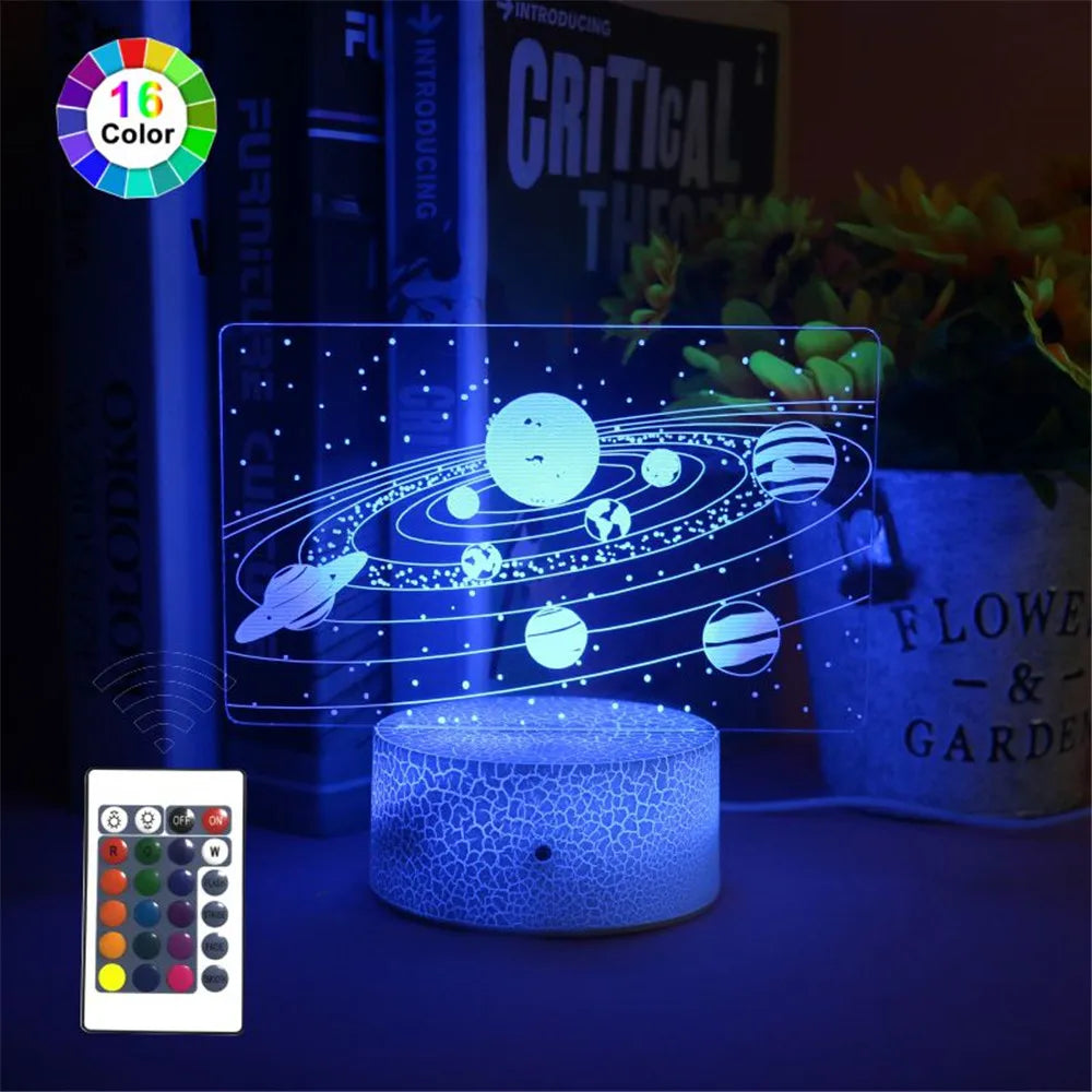 Cosmic Mirage 3D Illusion Light – Solar System Edition