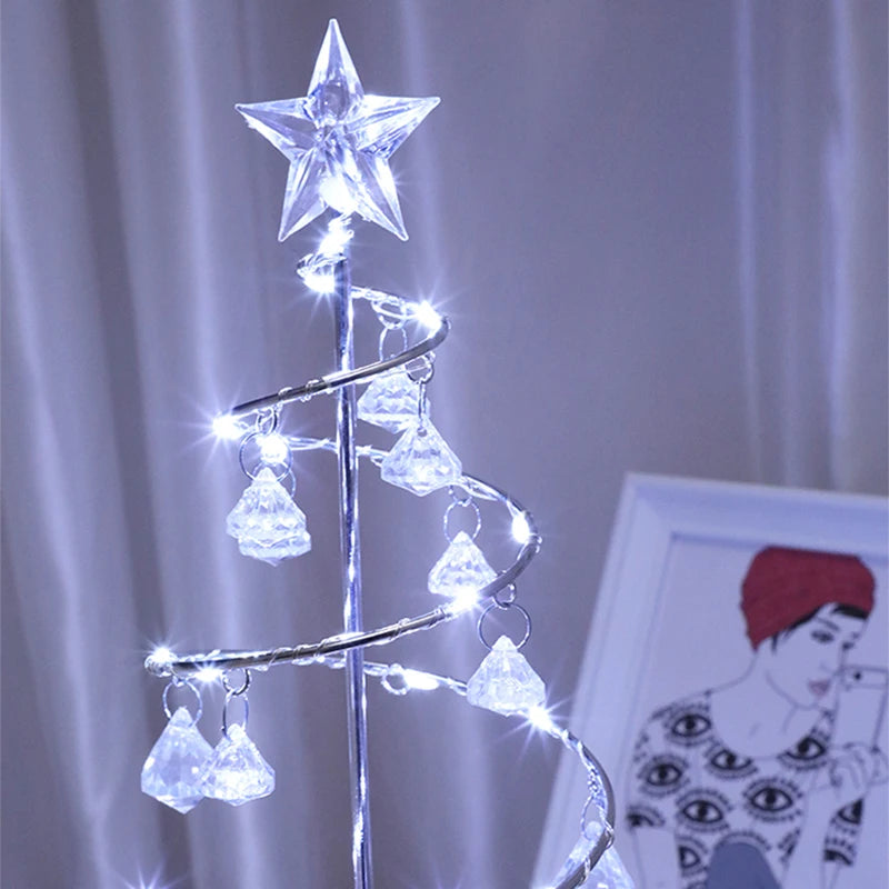 Crystal Christmas Tree Led Light - Gifteal