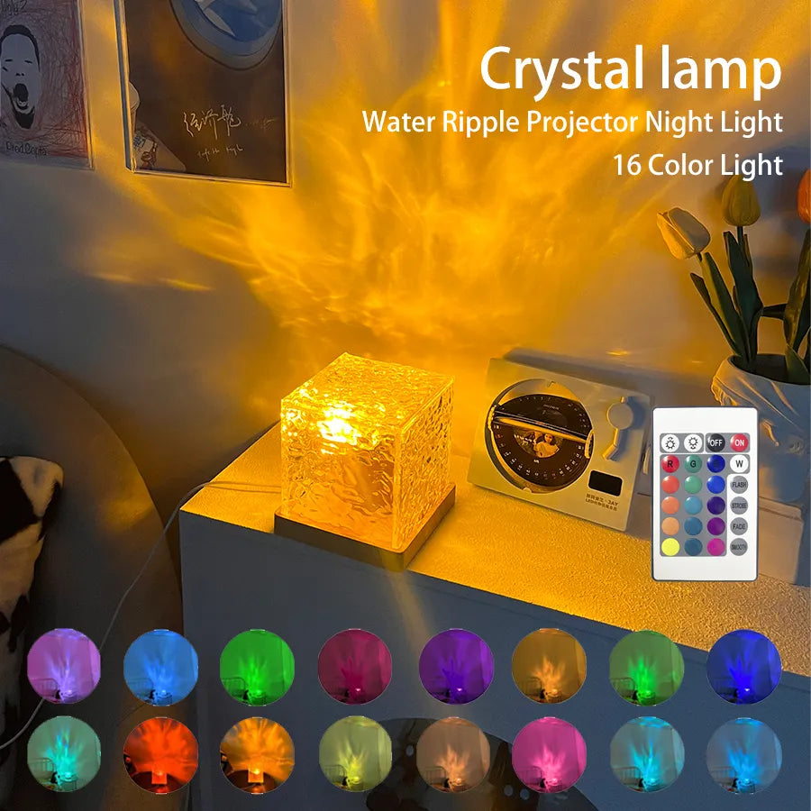 Dynamic Water Ripple Projector Light