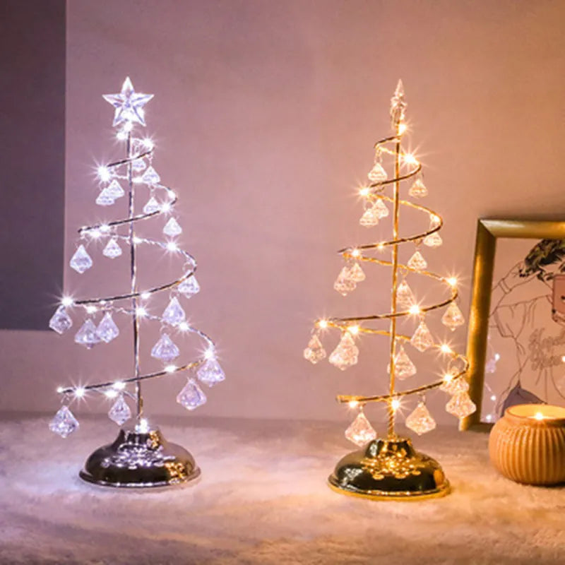 Crystal Christmas Tree Led Light - Gifteal