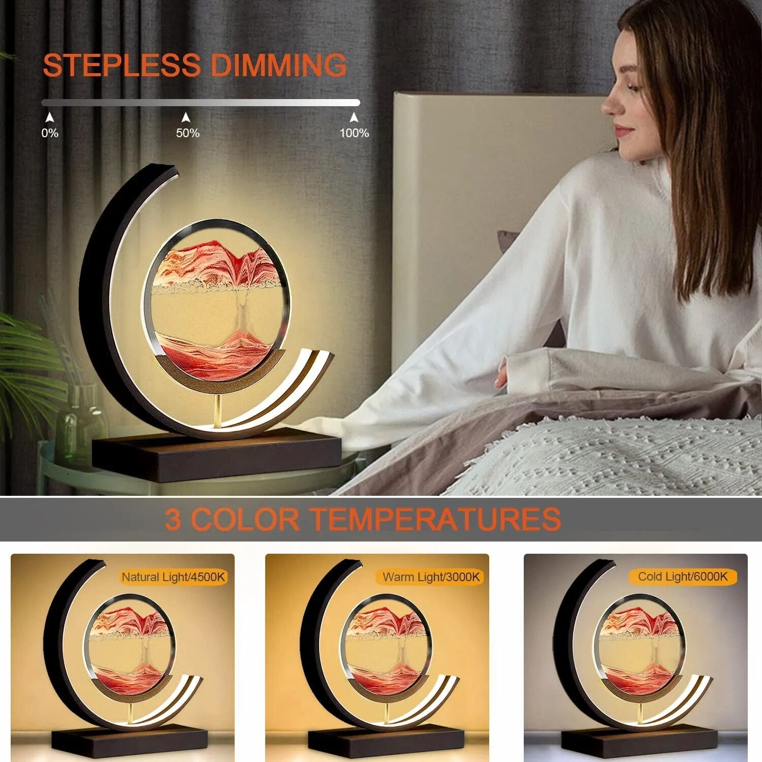 Timeless MovingSand Art Lamp - Gifteal