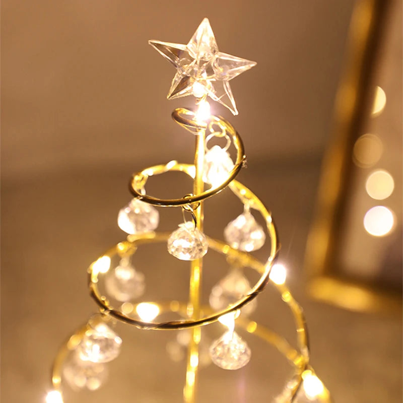 Crystal Christmas Tree Led Light - Gifteal